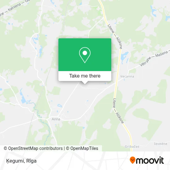 Ķegumi map