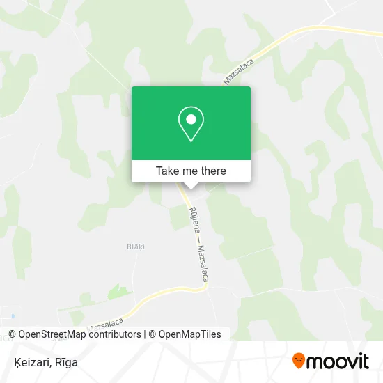 Ķeizari map