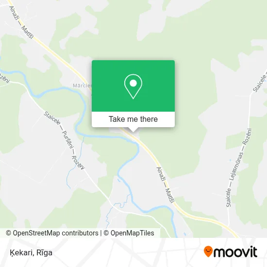 Ķekari map