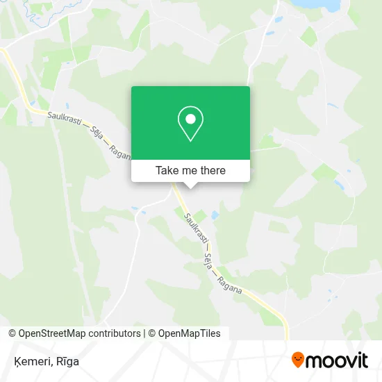 Ķemeri map