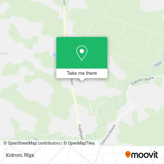 Ķidroni map