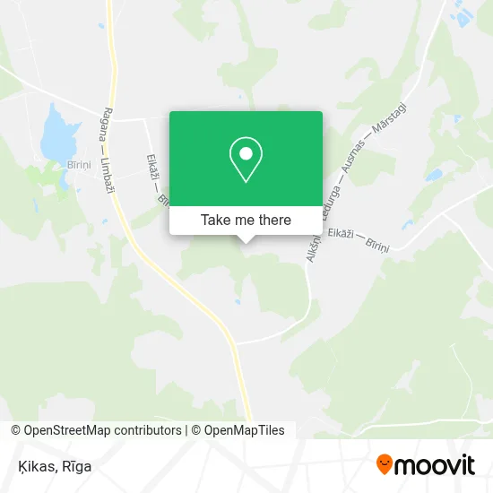 Ķikas map