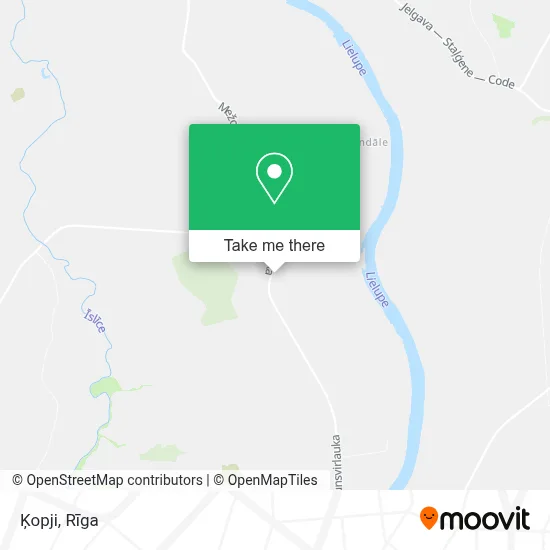 Ķopji map