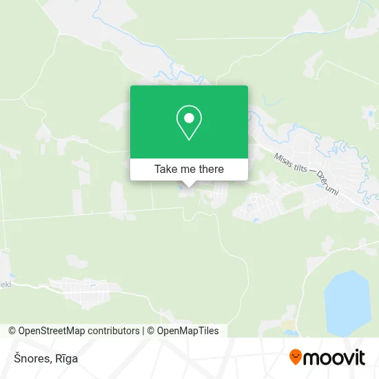 Šnores map