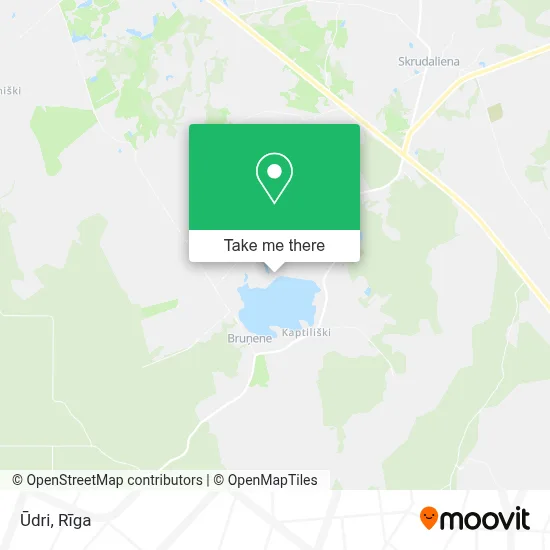 Ūdri map