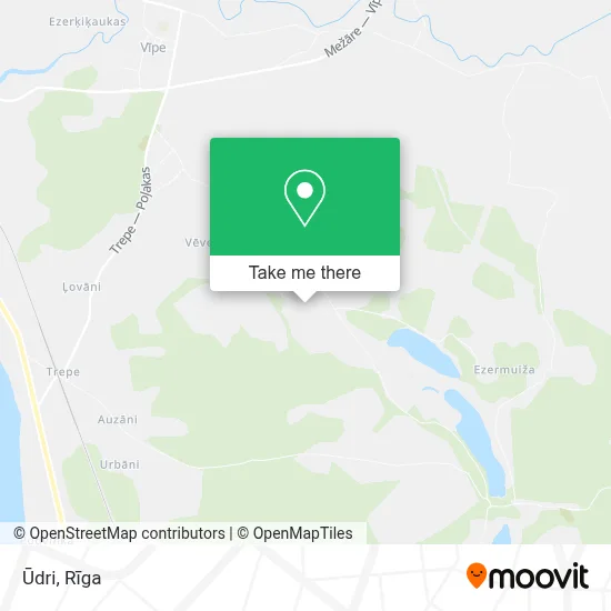 Ūdri map