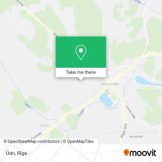 Ūdri map