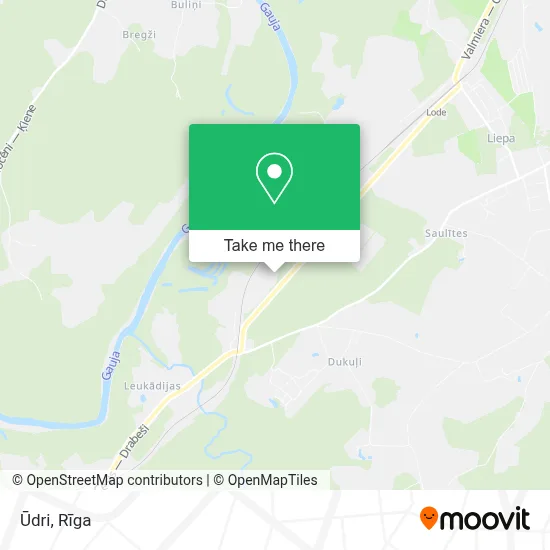 Ūdri map