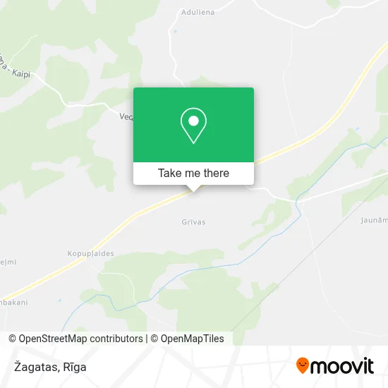 Žagatas map