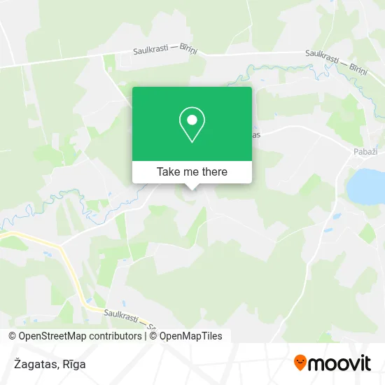 Žagatas map