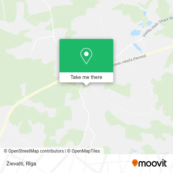 Žievalti map