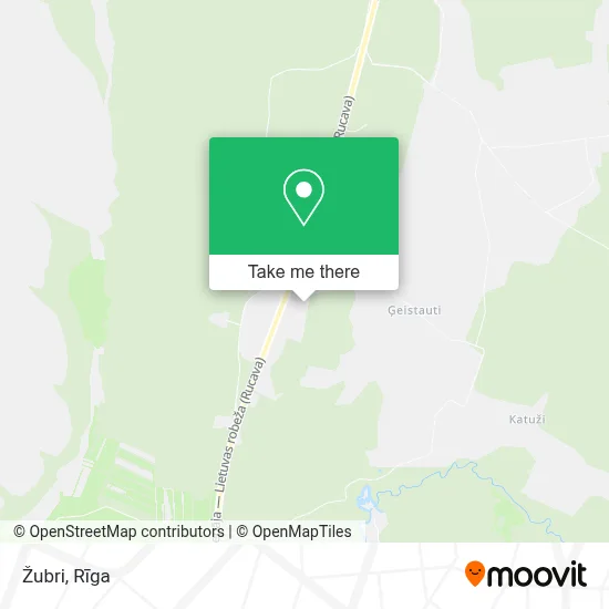 Žubri map