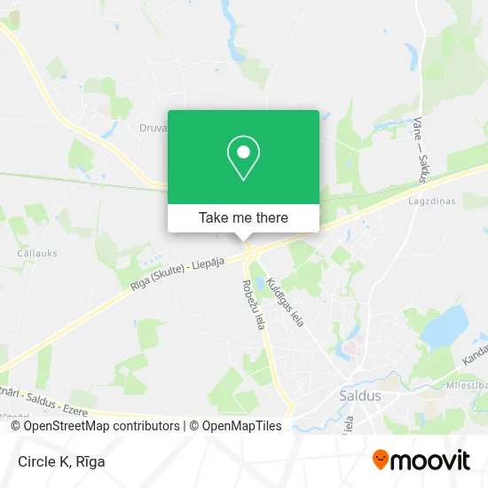 Circle K map