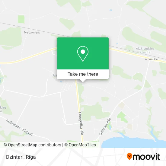 Dzintari map