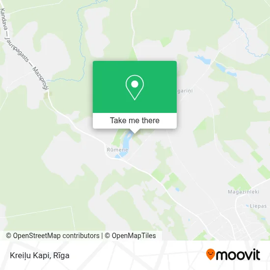 Kreiļu Kapi map