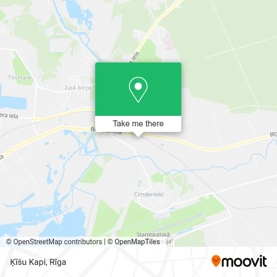 Ķīšu Kapi map