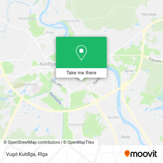 Vugd Kuldīga map