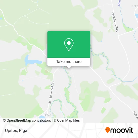 Upītes map