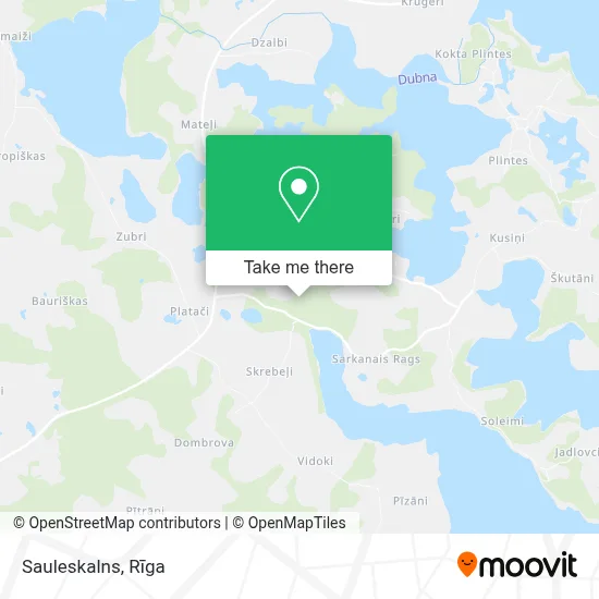 Sauleskalns map