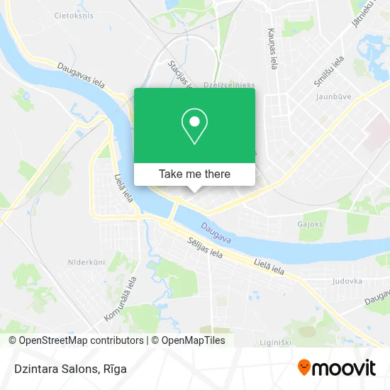 Dzintara Salons map