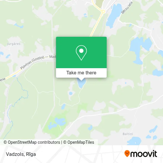 Vadzols map