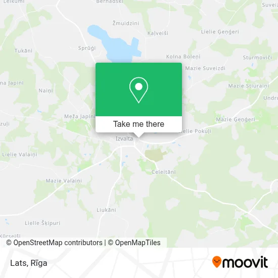 Lats map