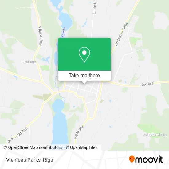 Vienības Parks map