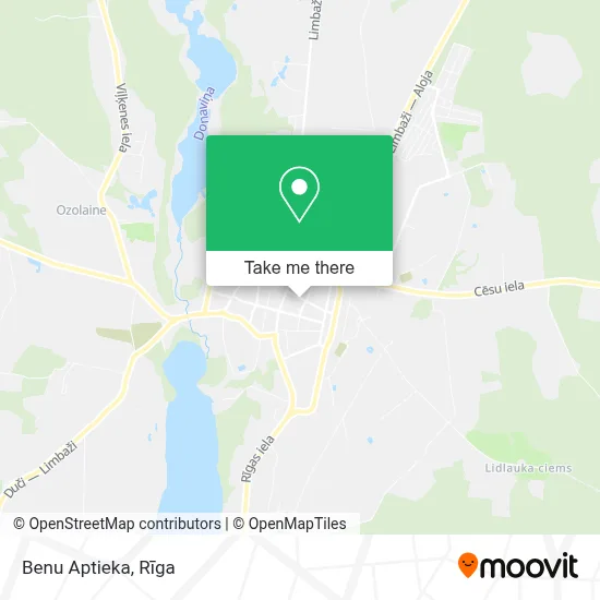 Benu Aptieka map