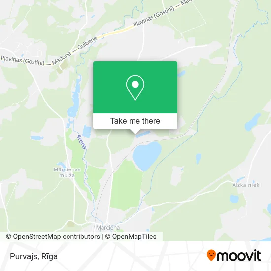 Purvajs map