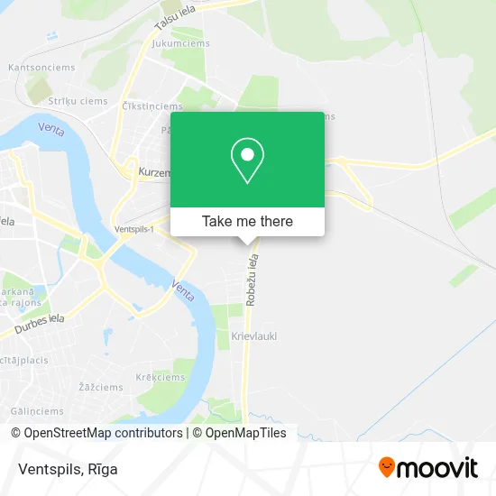 Ventspils map