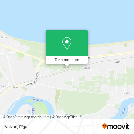 Vaivari map