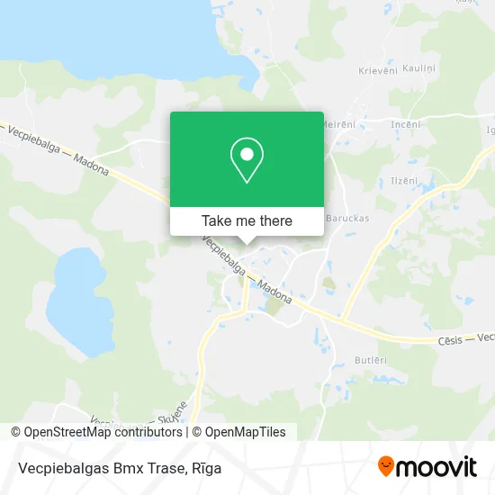 Vecpiebalgas Bmx Trase map
