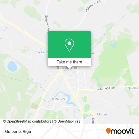 Gulbene map