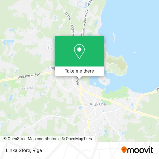 Linka Store map