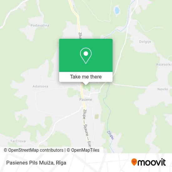 Pasienes Pils Muiža map