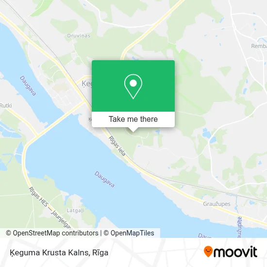 Ķeguma Krusta Kalns map