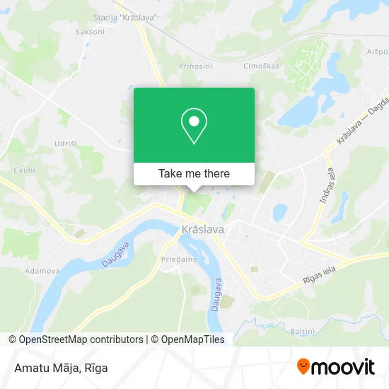 Amatu Māja map