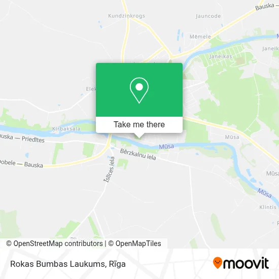 Rokas Bumbas Laukums map
