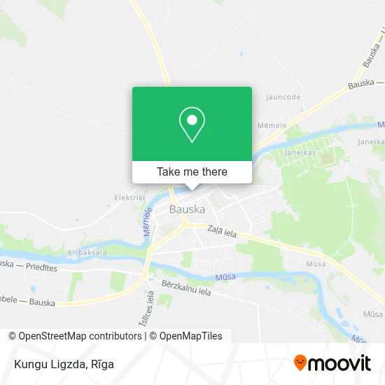Kungu Ligzda map