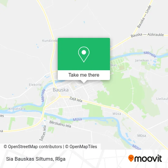 Sia Bauskas Siltums map