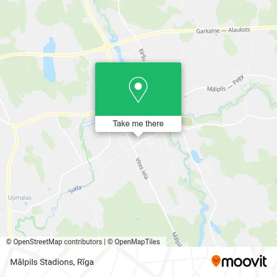 Mālpils Stadions map