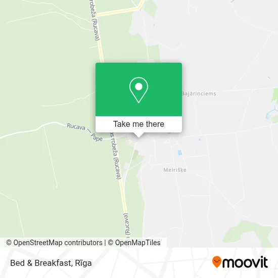 Bed & Breakfast map