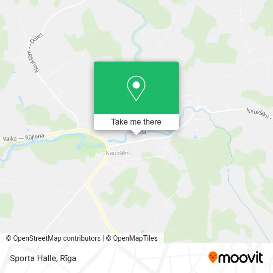 Sporta Halle map
