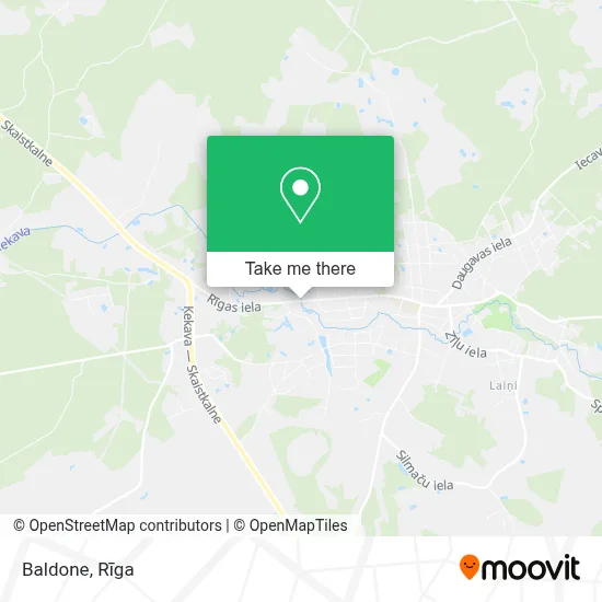 Baldone map