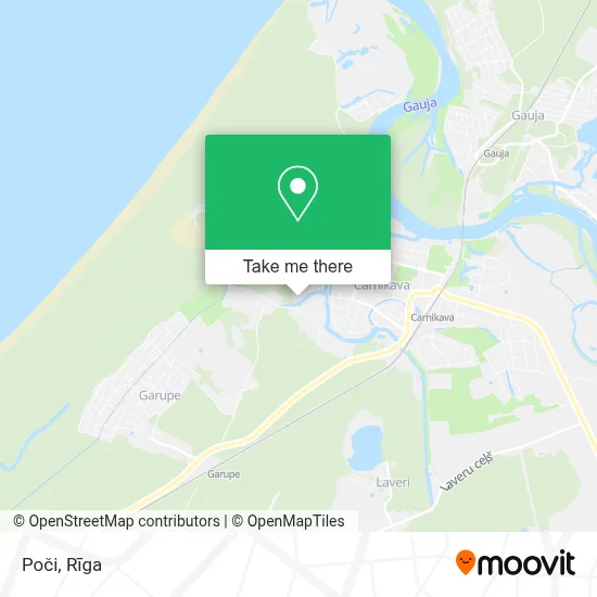 Poči map