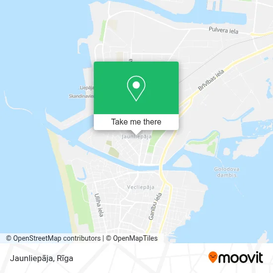 Jaunliepāja map