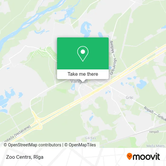 Zoo Centrs map