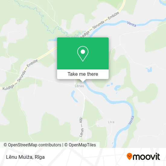 Lēnu Muiža map