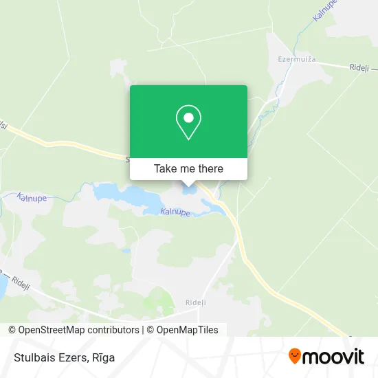 Stulbais Ezers map