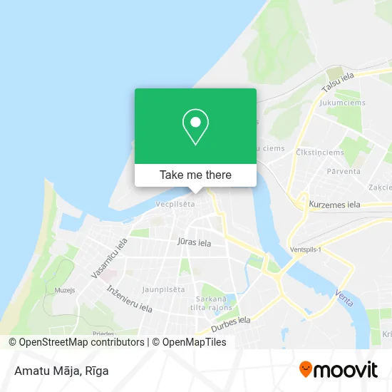 Amatu Māja map